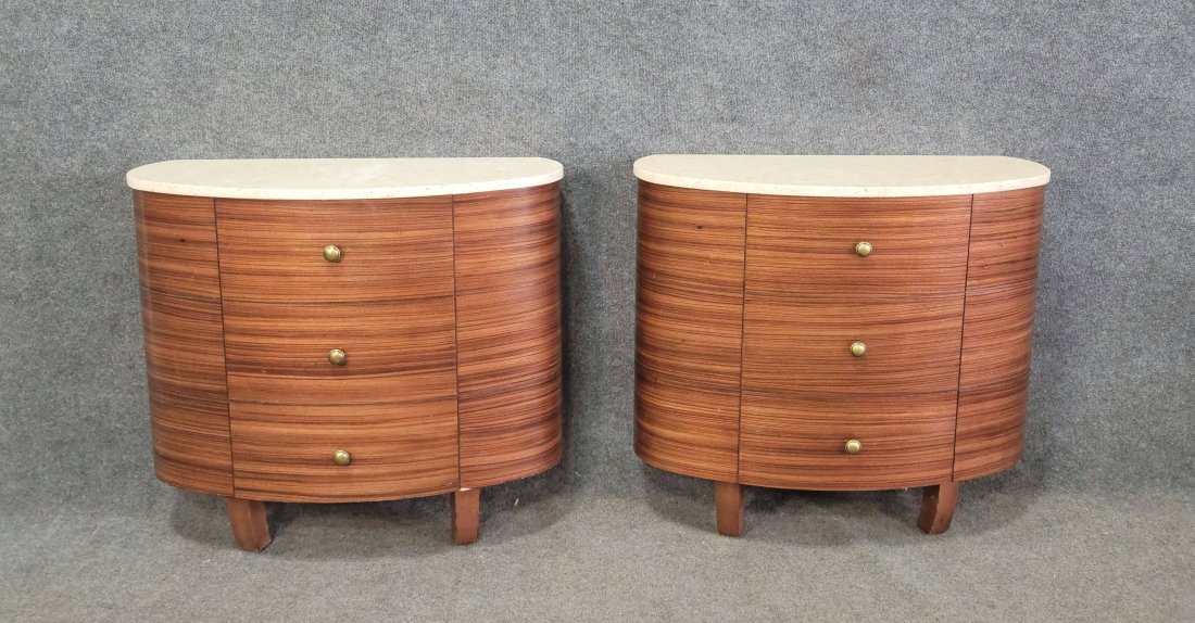 Pair Of Modern Wall Stands: 30.50"H, 33"W, 12"D