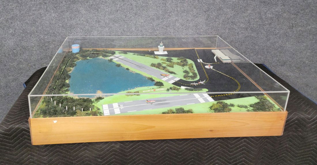 Model Airport: 10"H, 48.50"W, 36.50"D