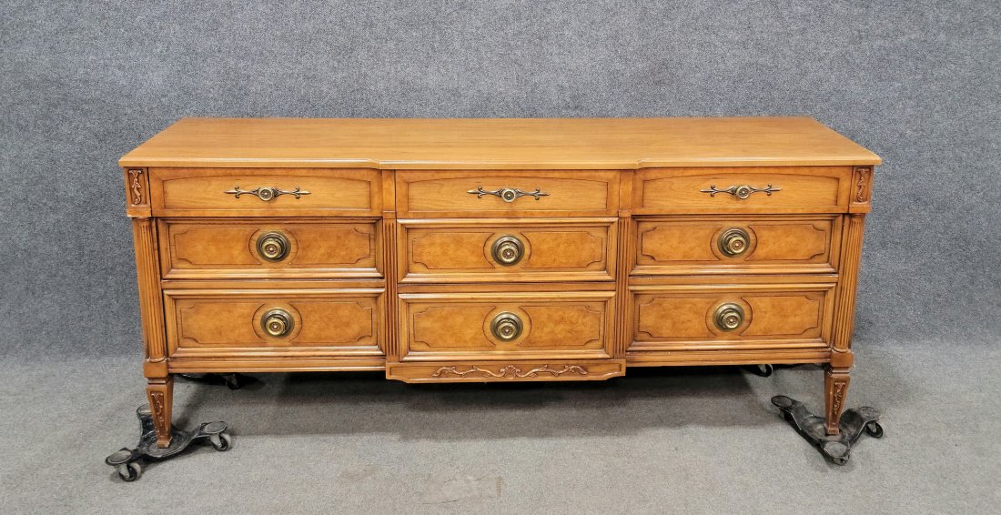 Jansen Style Commode: 32"H, 76"W, 20.50"D