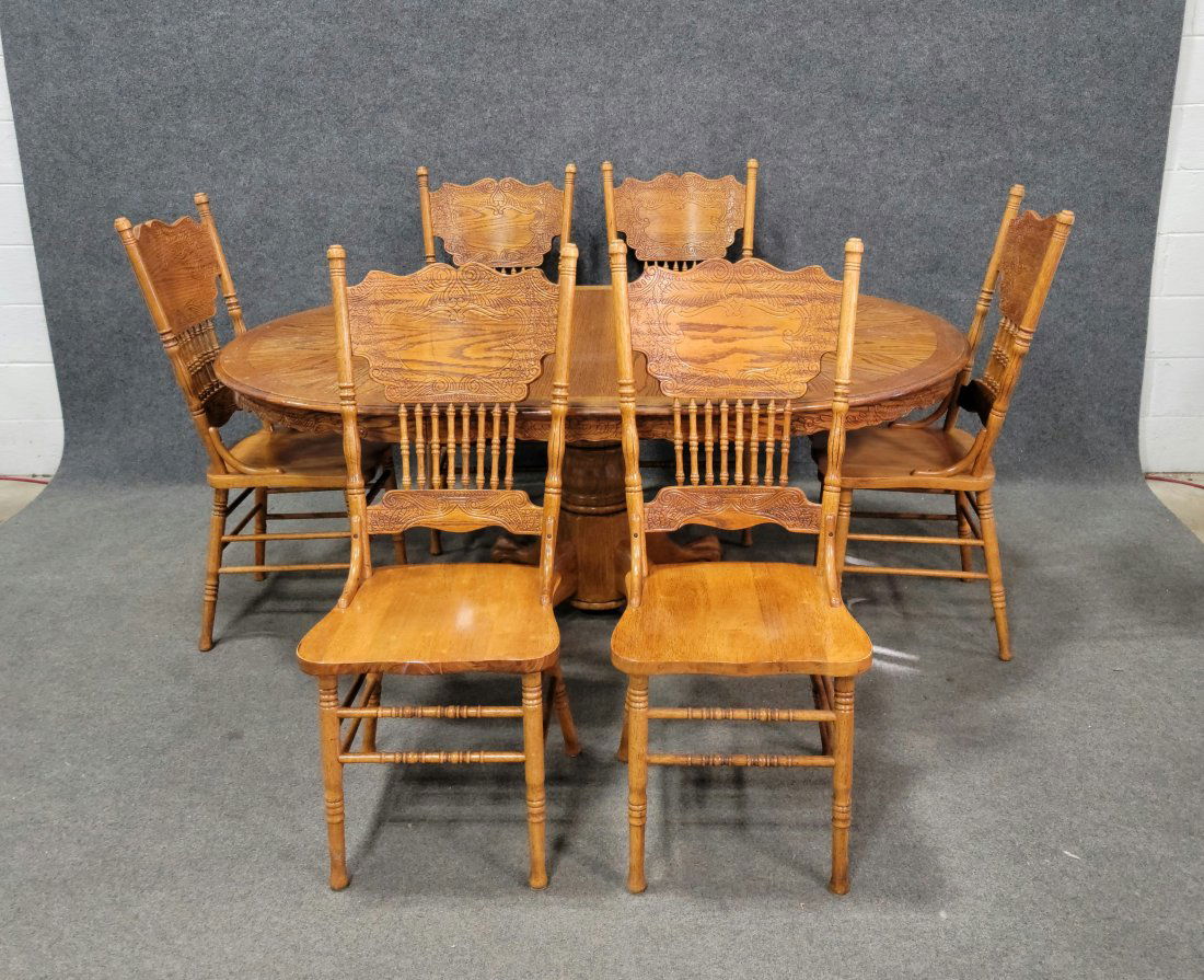 7 Piece Oak Kitchen Set (1 of 7)