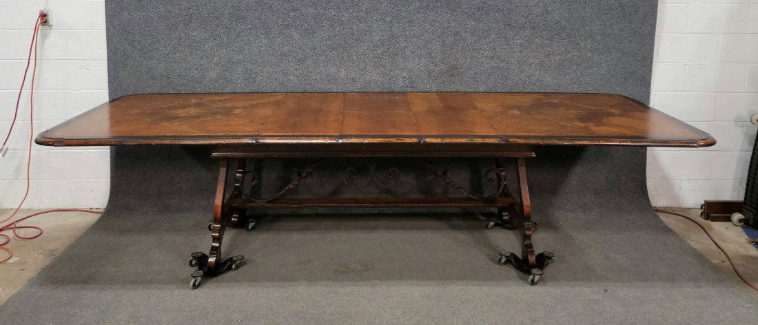 12+ Burl Wood Dining Table