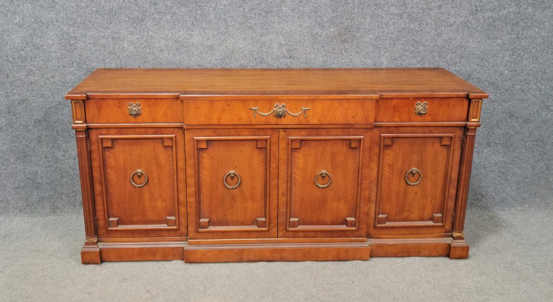 Mahogany Buffet (Henredon): 31"H, 68"W, 19.50"D