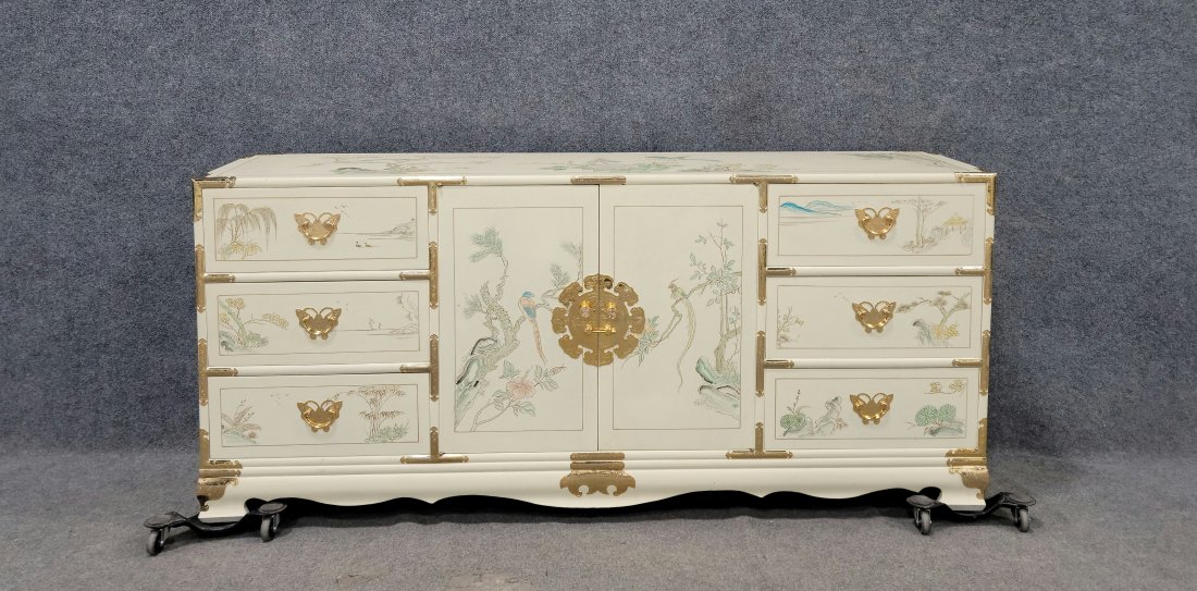 Chinese Dresser: 32"H, 72"W, 18"D