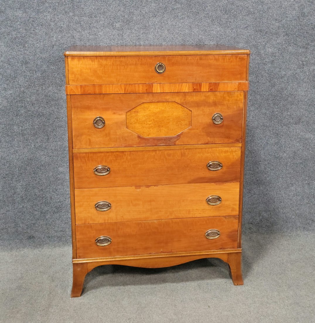 Tall Chest: 47"H, 34"W, 19"D