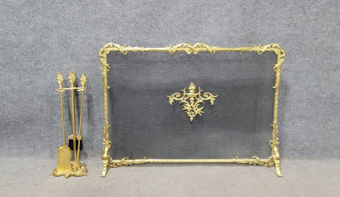 Fire Screen + More: Screen - 36"H, 52"W, 10"D