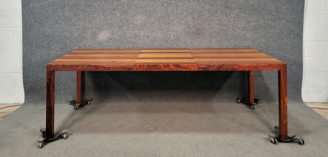 Made In Denmark Rosewood Dining Room Table W/ 1 Board (1 of 5)