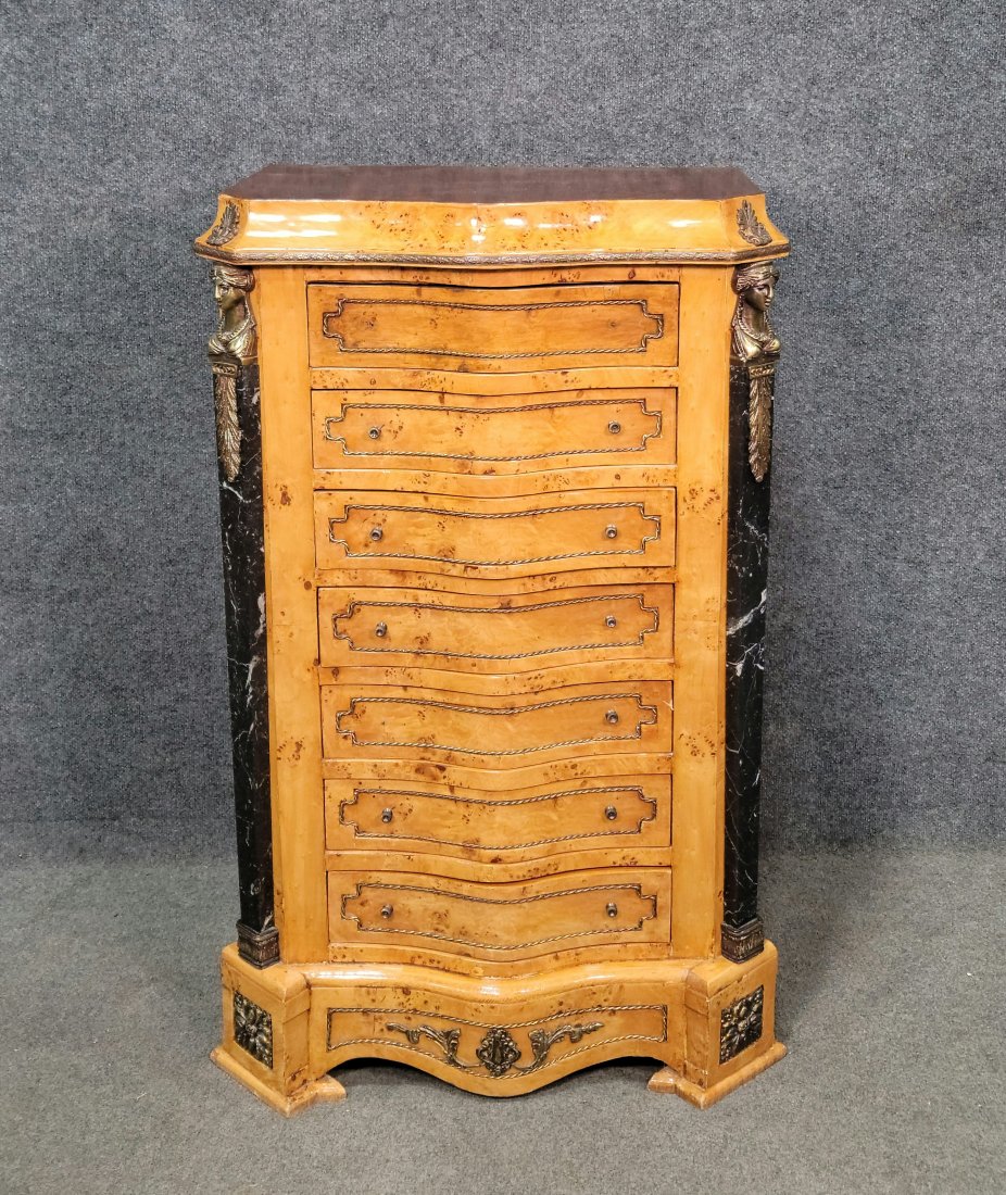 Egyptian Lingerie Chest: 40"H, 25"W, 16"D