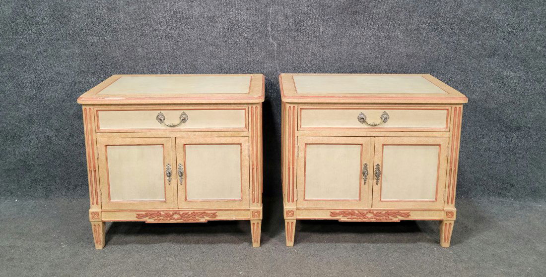 Pair Of Factory Painted Baker Stands (1 of 7)