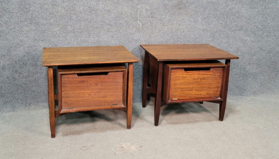 Pair Of Mid Century Nightstands (1 of 6)