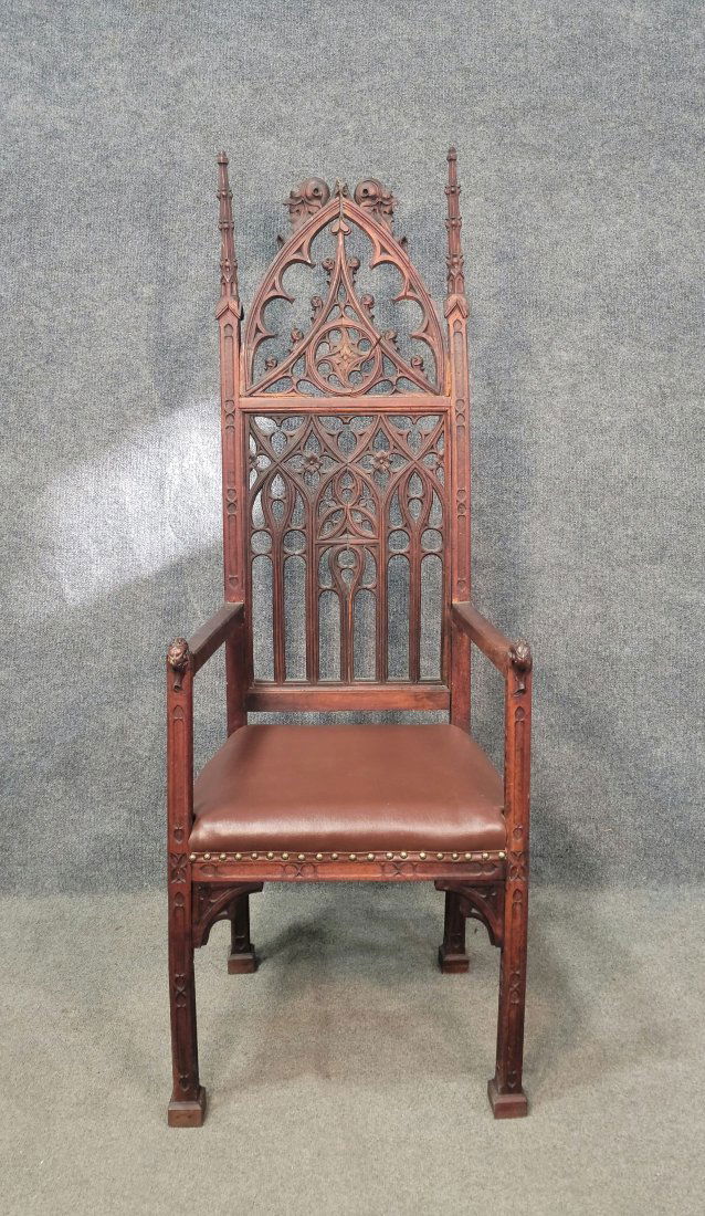 Gothic Chair In The Manner Of Meeks (1 of 5)