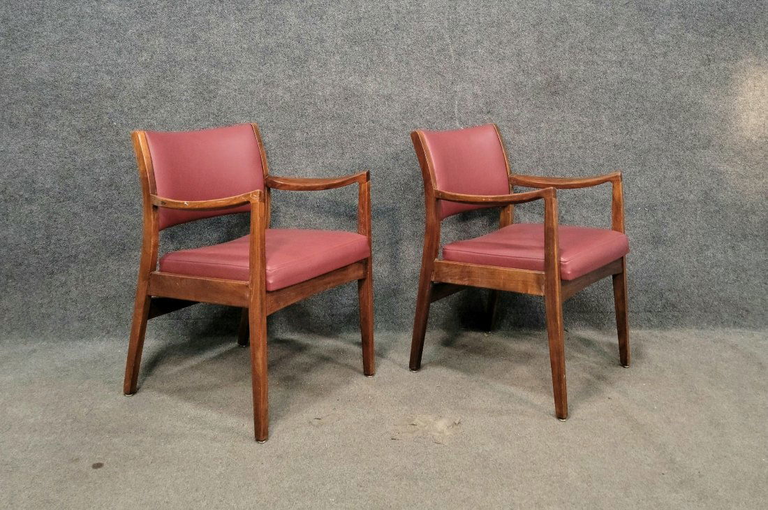 Pair Of Mid Century Open Arm Chairs (1 of 4)
