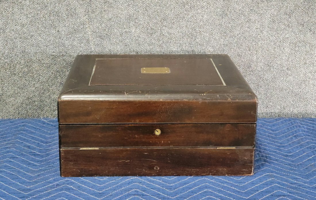 Silver Chest: 7"H, 16"W, 13"D