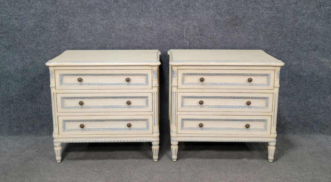 Pair Of Louis XV Style Commodes (1 of 6)