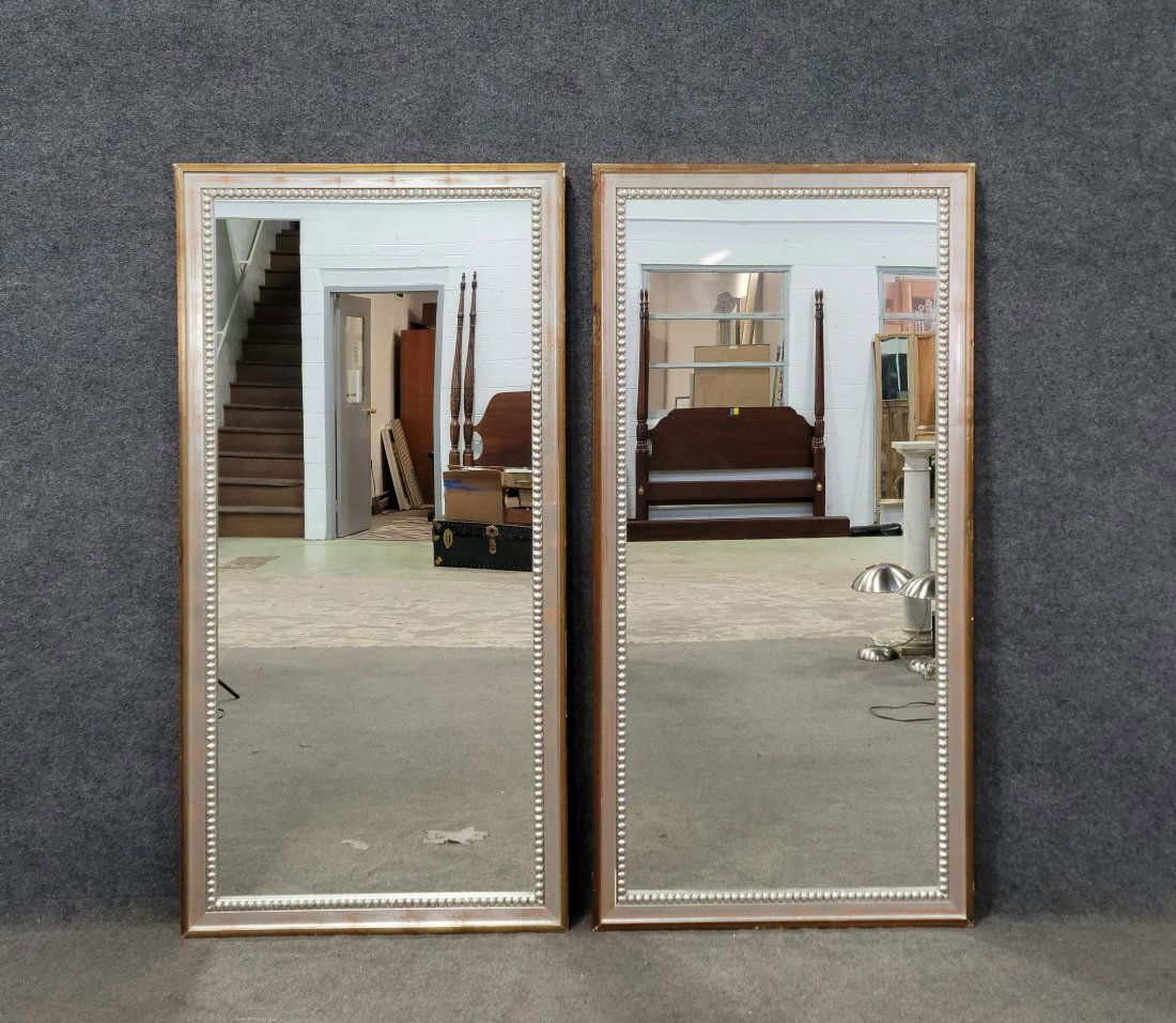 2 Large Silver Mirrors (1 of 2)