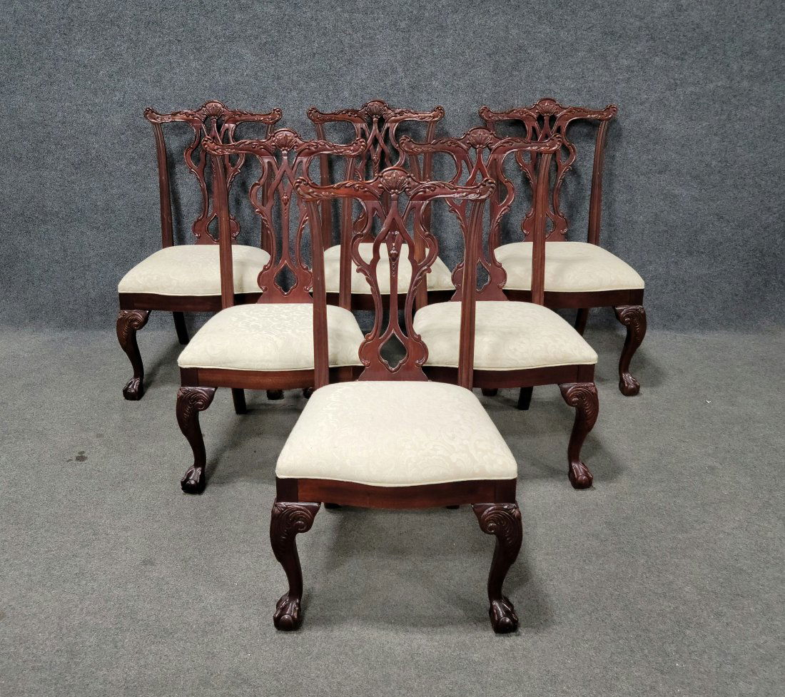 6 Chippendale Chairs Thomasville (1 of 7)