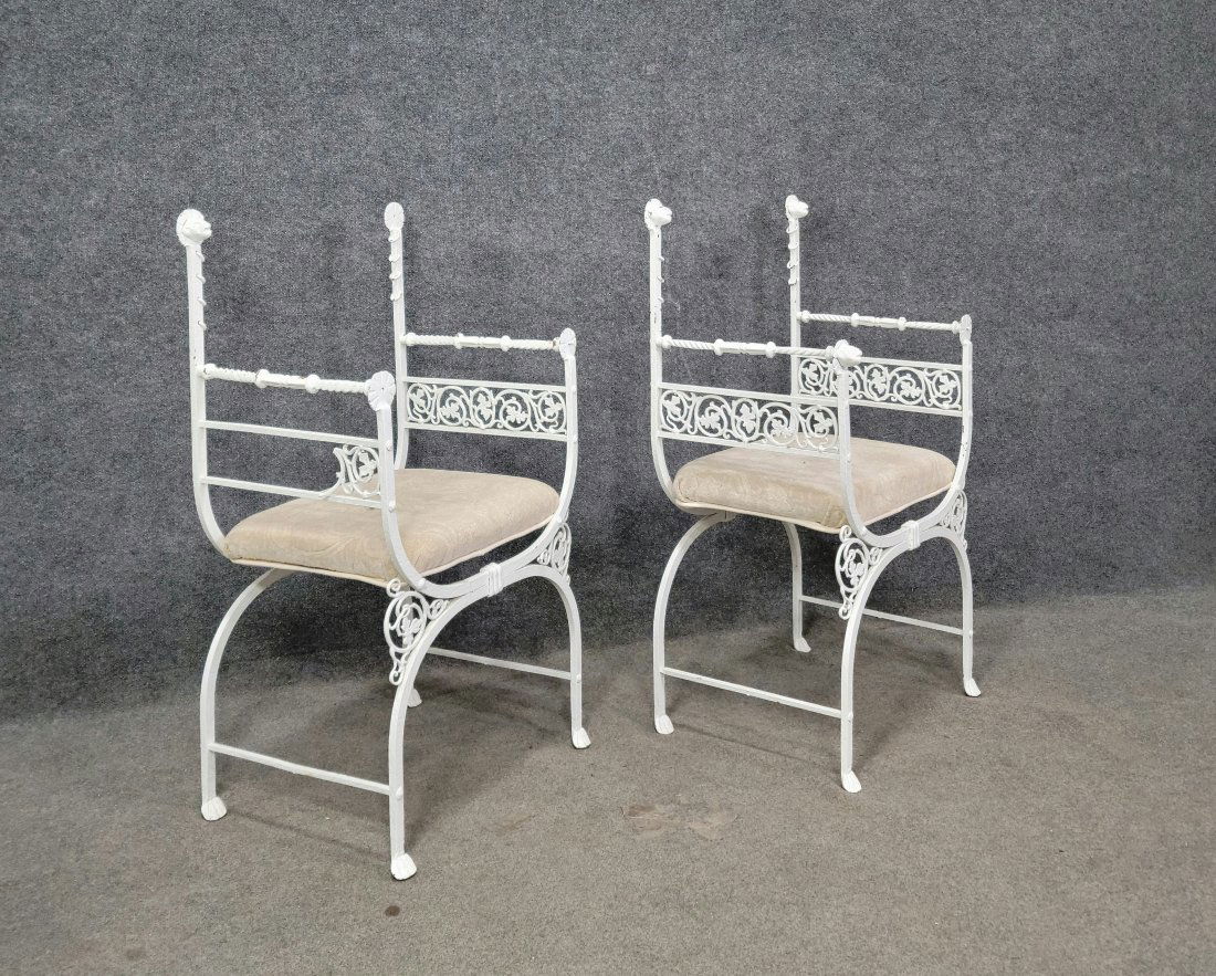 Pair Of Victorian Iron Benches (1 of 5)