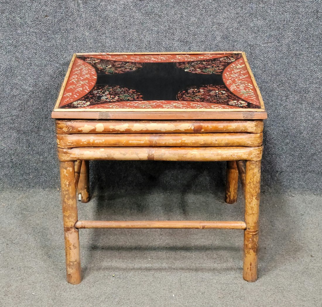 Bamboo End Table (1 of 3)