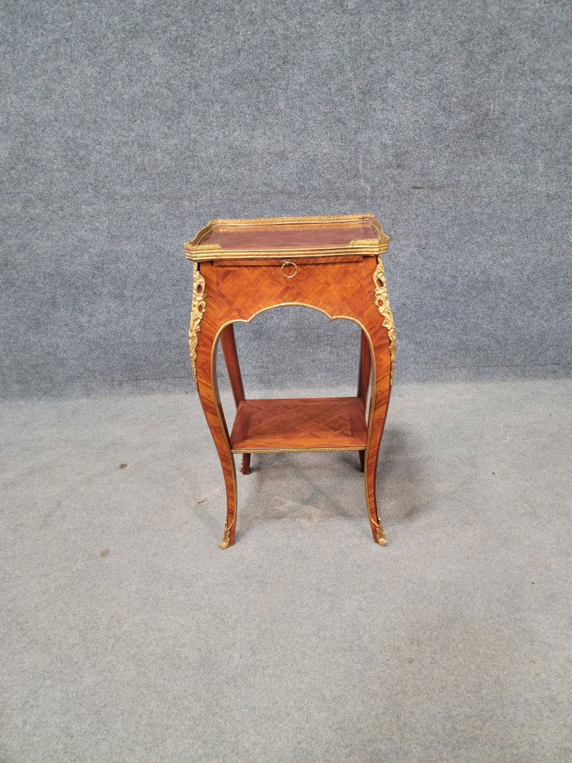 Bronze Mounted French Side Table (Probably Spanish) (1 of 6)