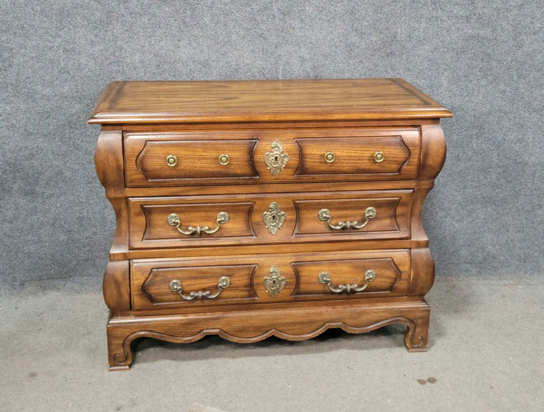 Century Bombe Commode: 33"H, 42"W, 19"D
