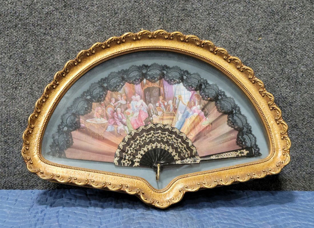 Antique Framed Fan (1 of 4)