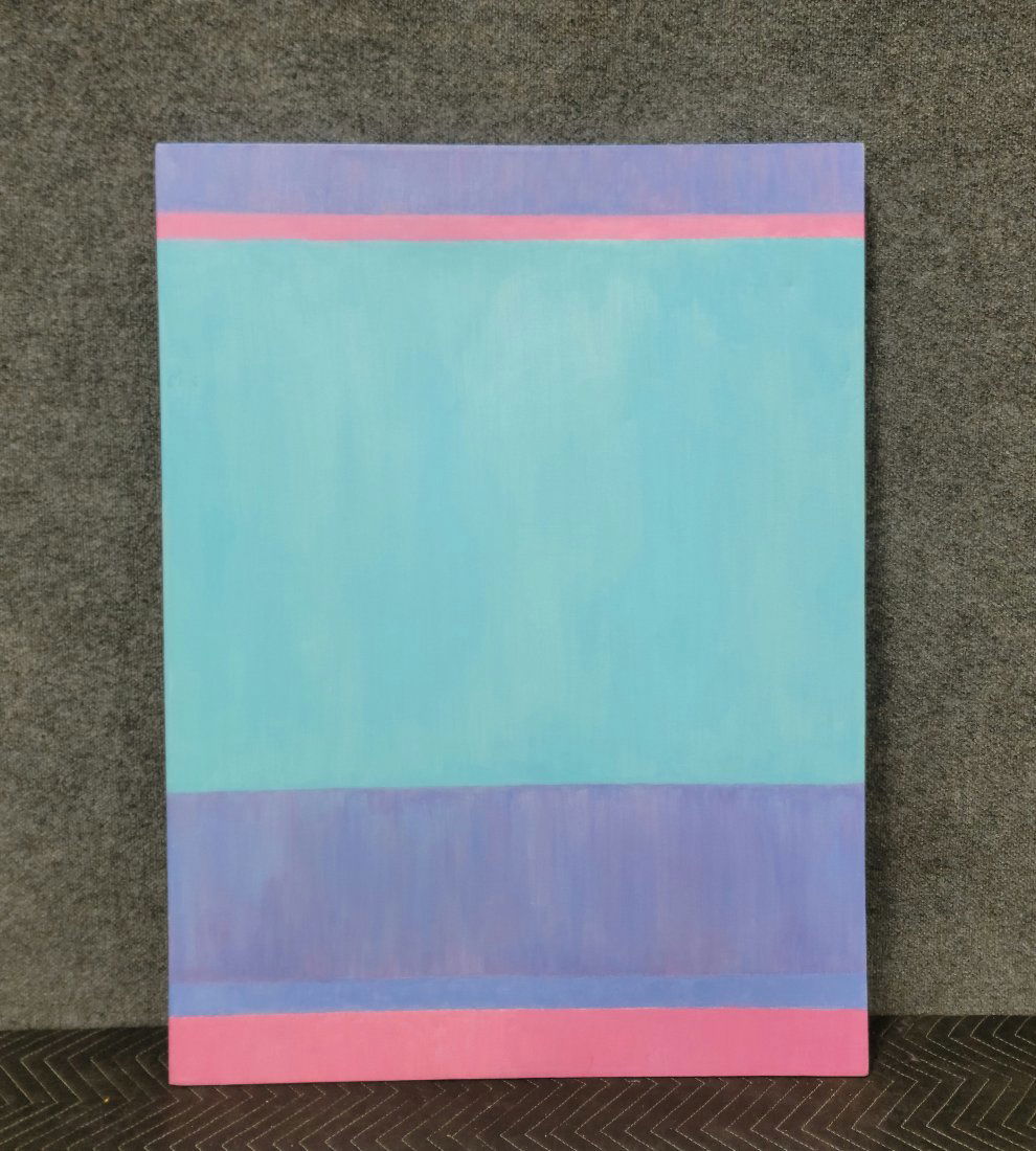 Abstract Modern Art ("Sunset Over Water" By SylviaCohen (1 of 2)