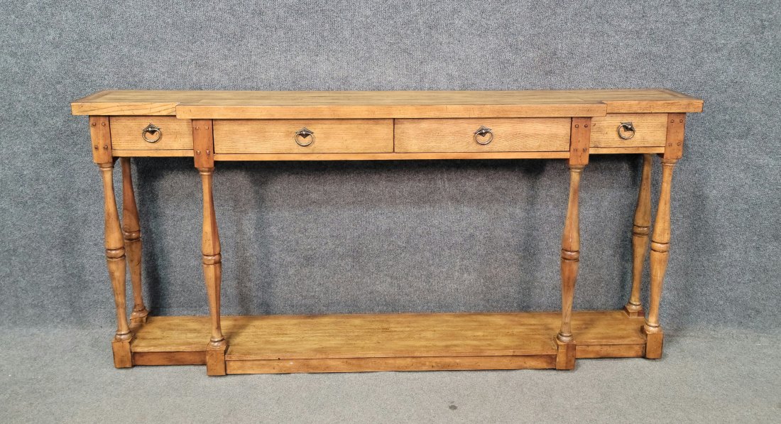 Hooker Console: 33.75"H, 72"W, 12"D