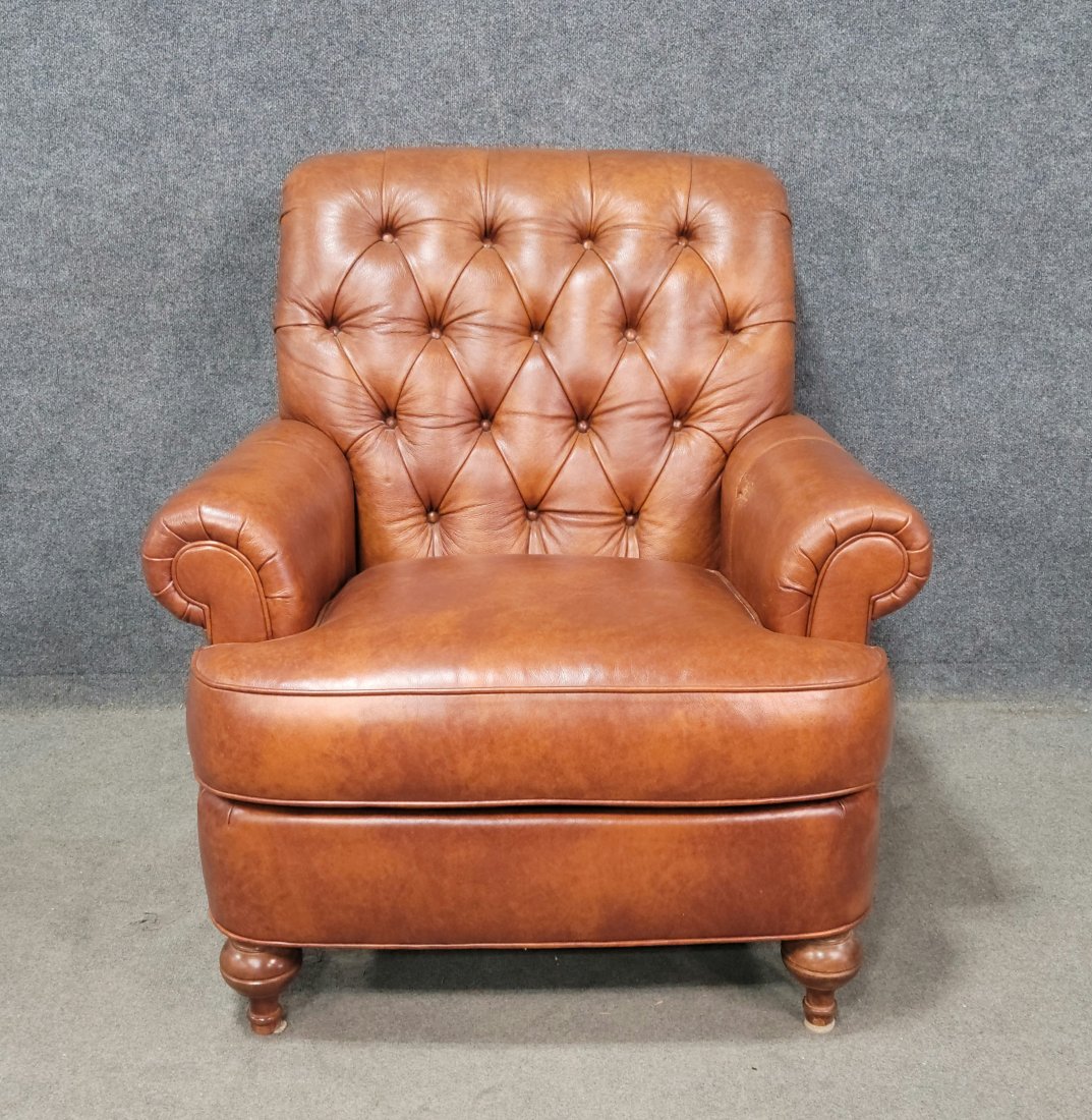 Ethan Allen Leather Chair (Minor Damage On Leather) (1 of 7)