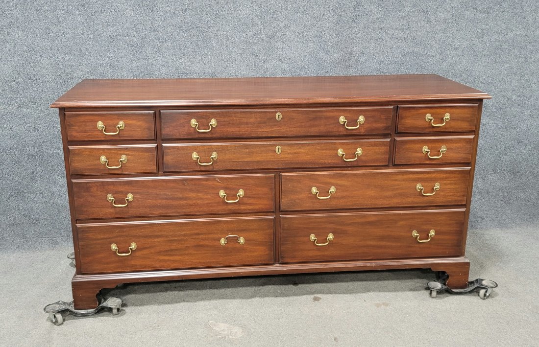 Henkel Harris Dresser: 34"H, 66"W, 20.50"D