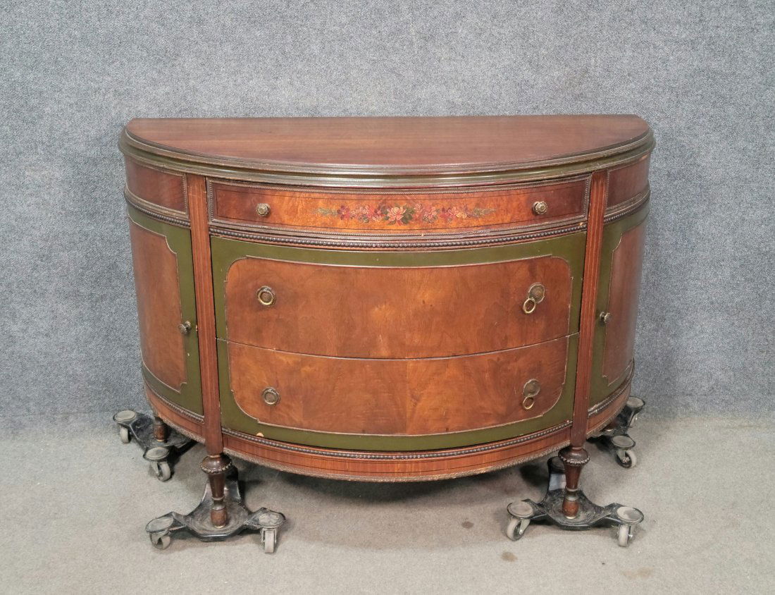 Adam's Style Demi Lune Commode (1 of 7)