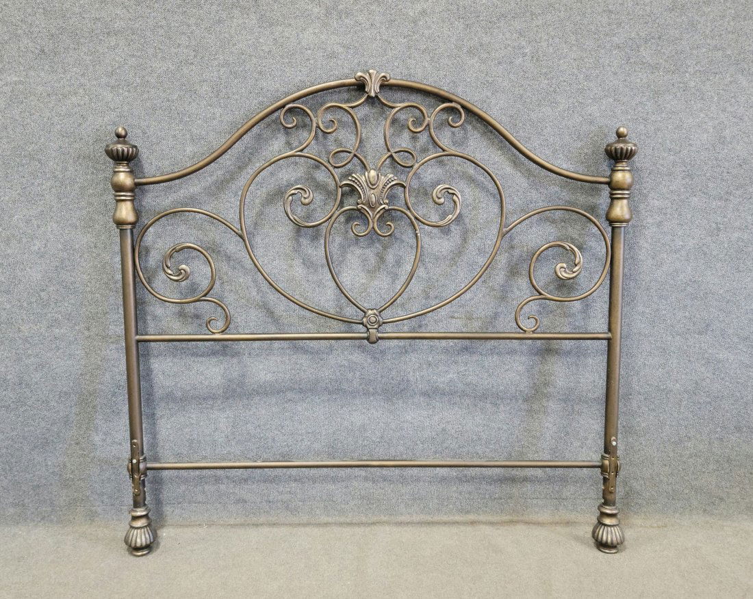 Wrought Iron Headboard (1 of 1)