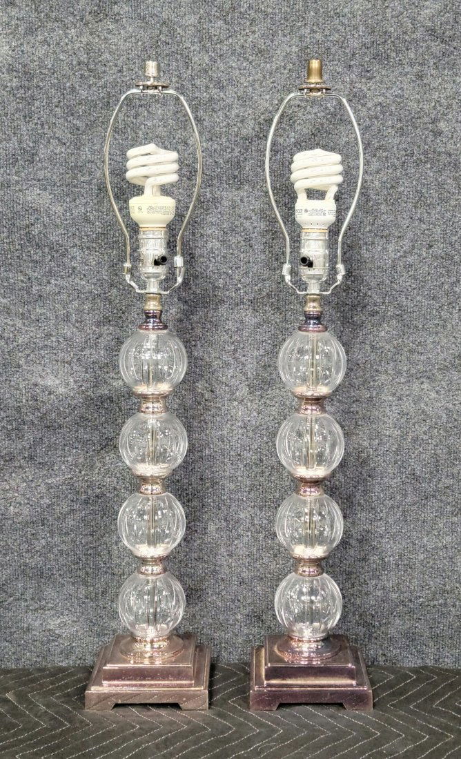 Pair Of Deco Lamps (1 of 1)