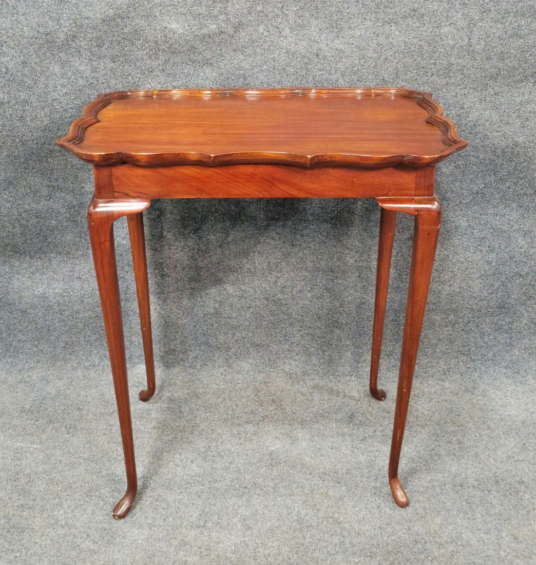 Custom Mahogany Tea Table (1 of 4)