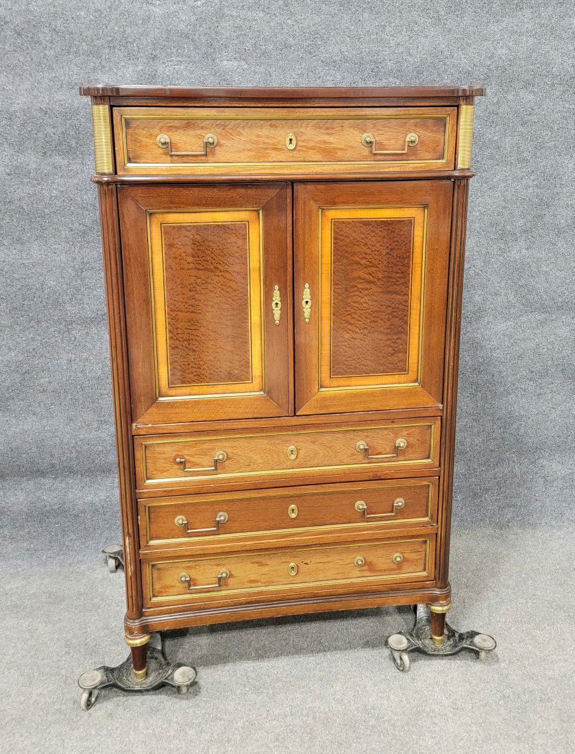 Jansen Style Bronze Mounted Tall Chest (1 of 10)