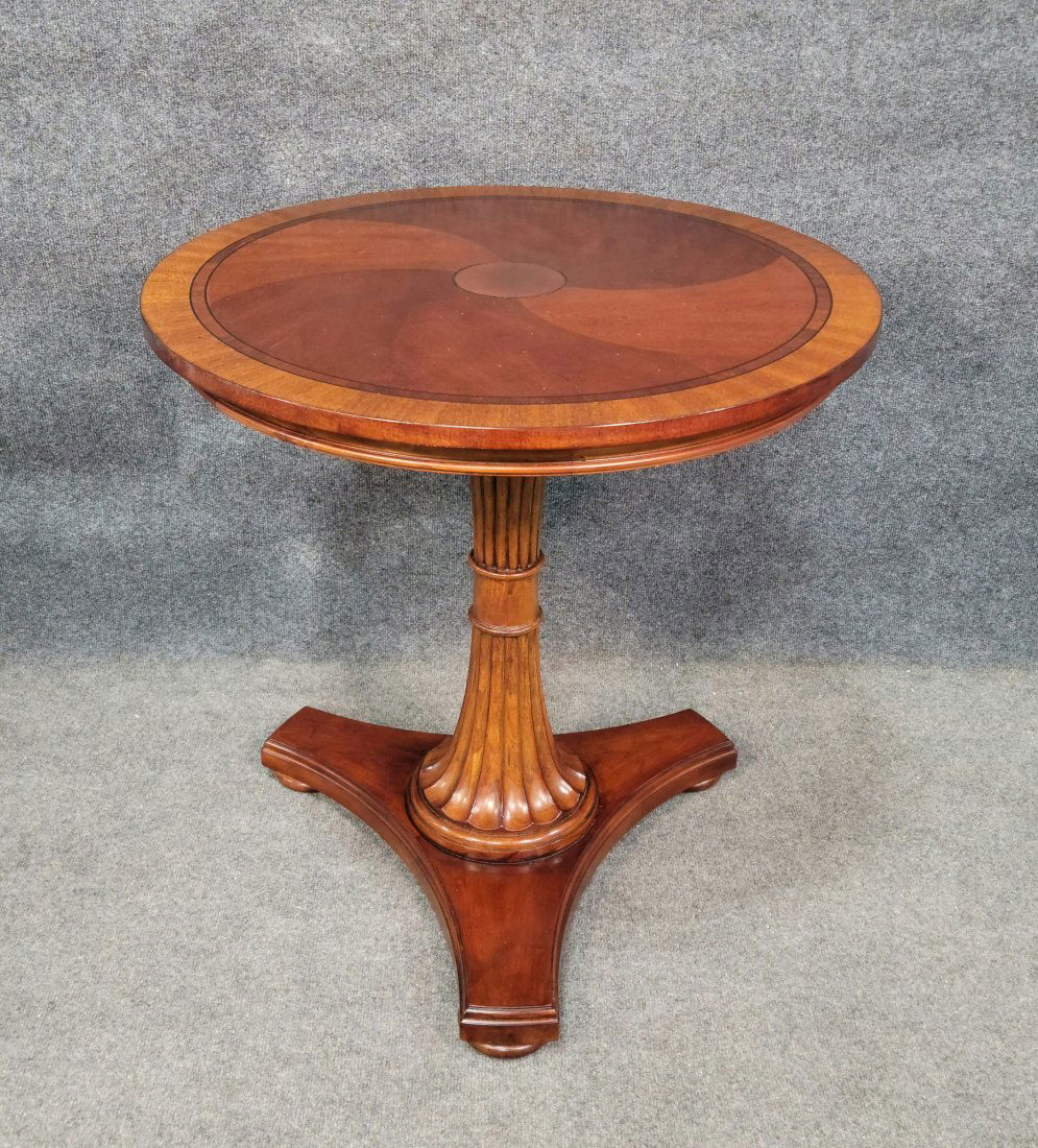 Ethan Allen Banded Center Table (1 of 5)