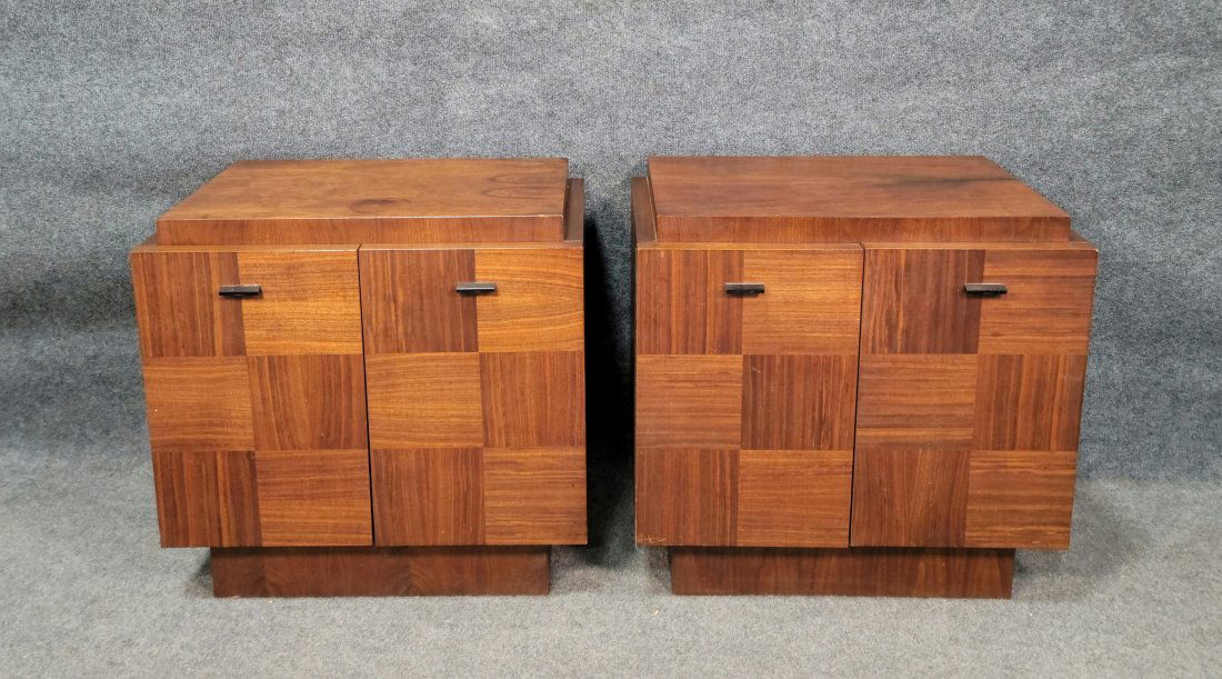Pair Of Nightstands In The Manner Of Paul Evans (1 of 6)