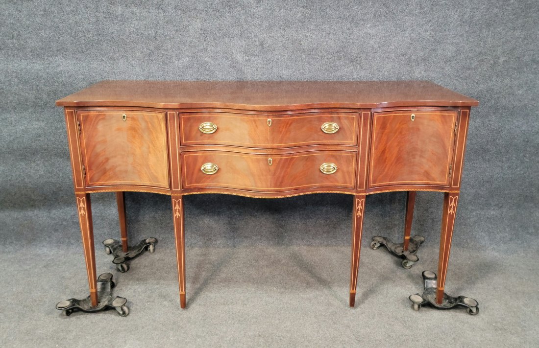Hickory White Mahogany Sideboard: 38"H, 66"W, 24"D