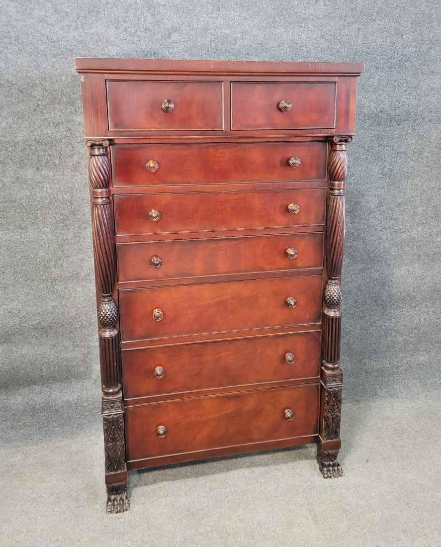Ralph Lauren Mahogany Tall Chest (1 of 8)