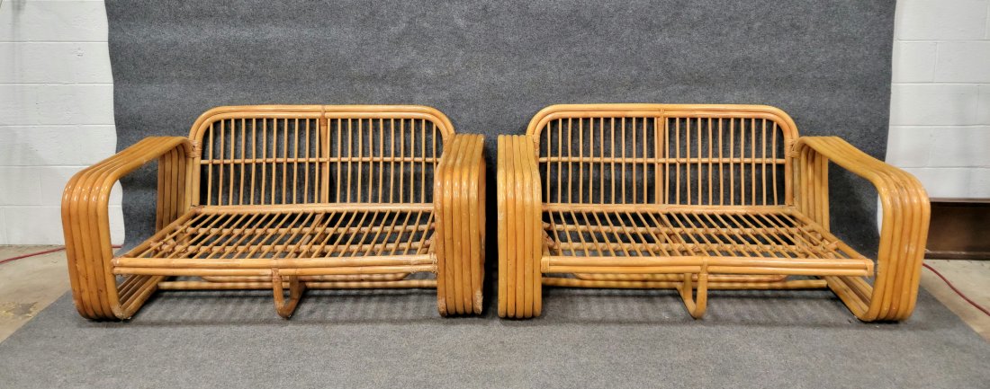 Great Pair Of Rattan Sofas (1 of 5)