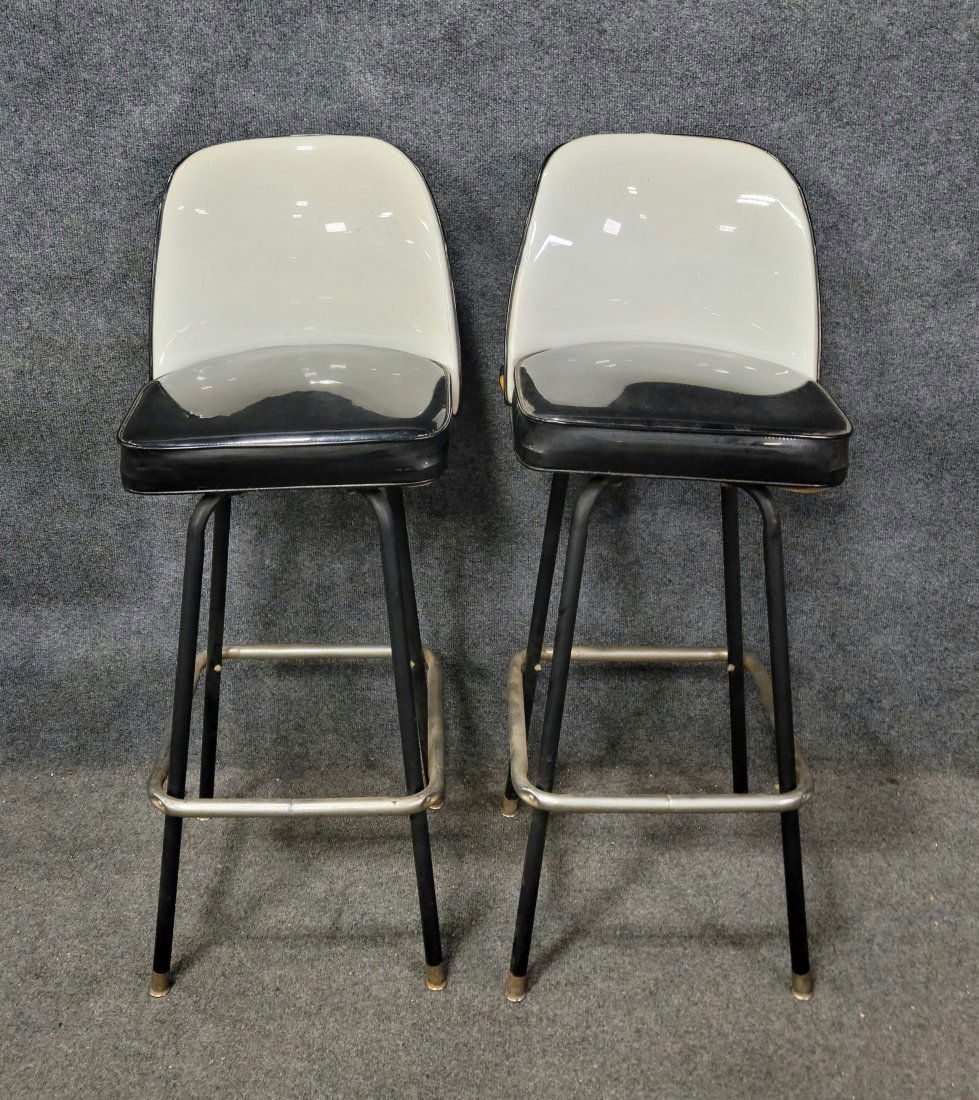 Pair Of Mid Century Barstools (1 of 6)