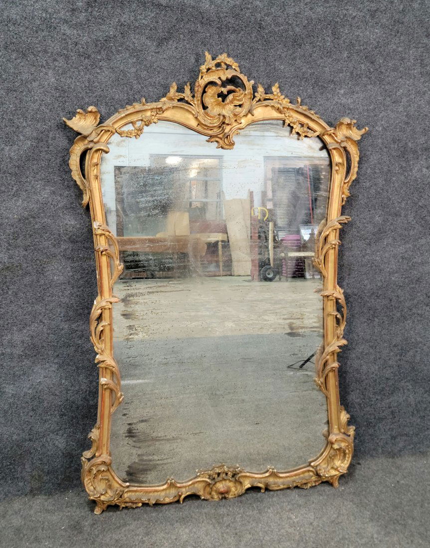 Antique Gilt French Mirror (1 of 4)