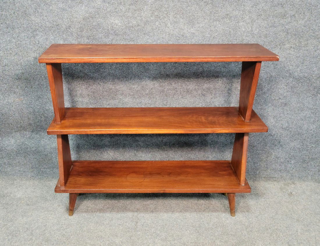 Mid Century 3 Tier Table In The Manner Of Nakashima (1 of 4)