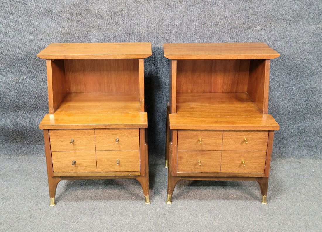 Pair Of Mid Century Nightstands (1 of 6)