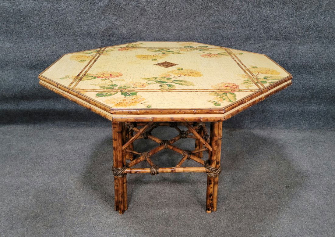 Very Rare Bamboo Dining Table (1 of 5)