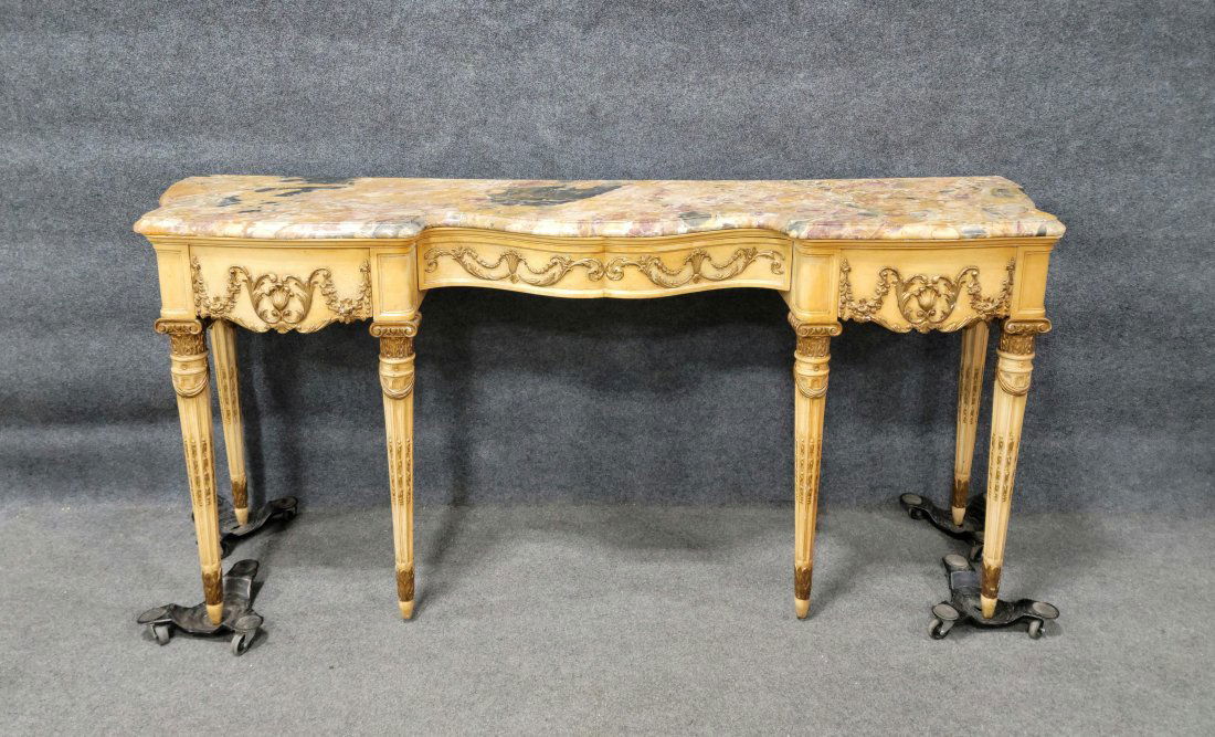 Drexel Marble Top French Sideboard (1 of 8)