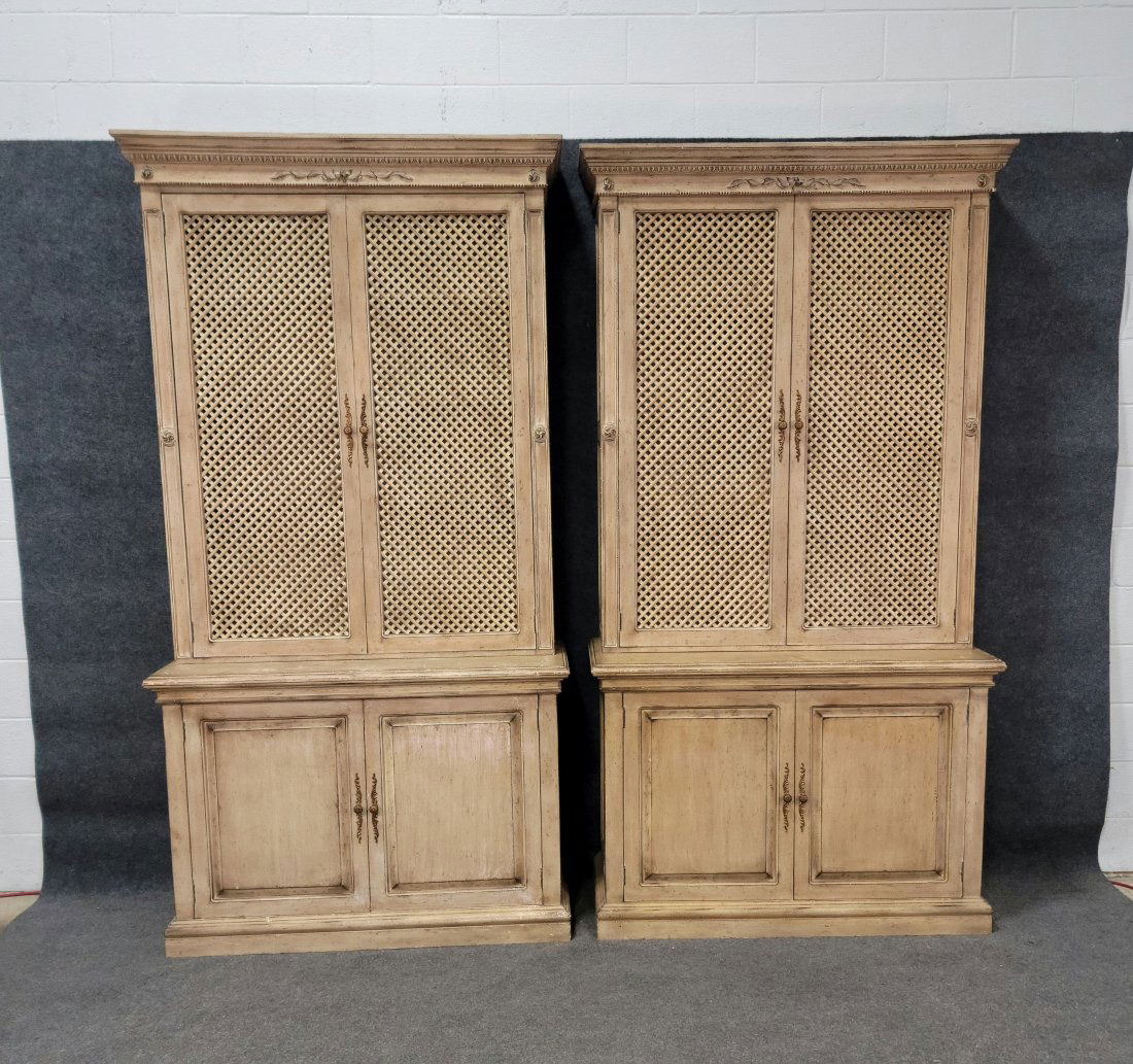 Pair Of Italian Style Painted Cabinets (1 of 4)