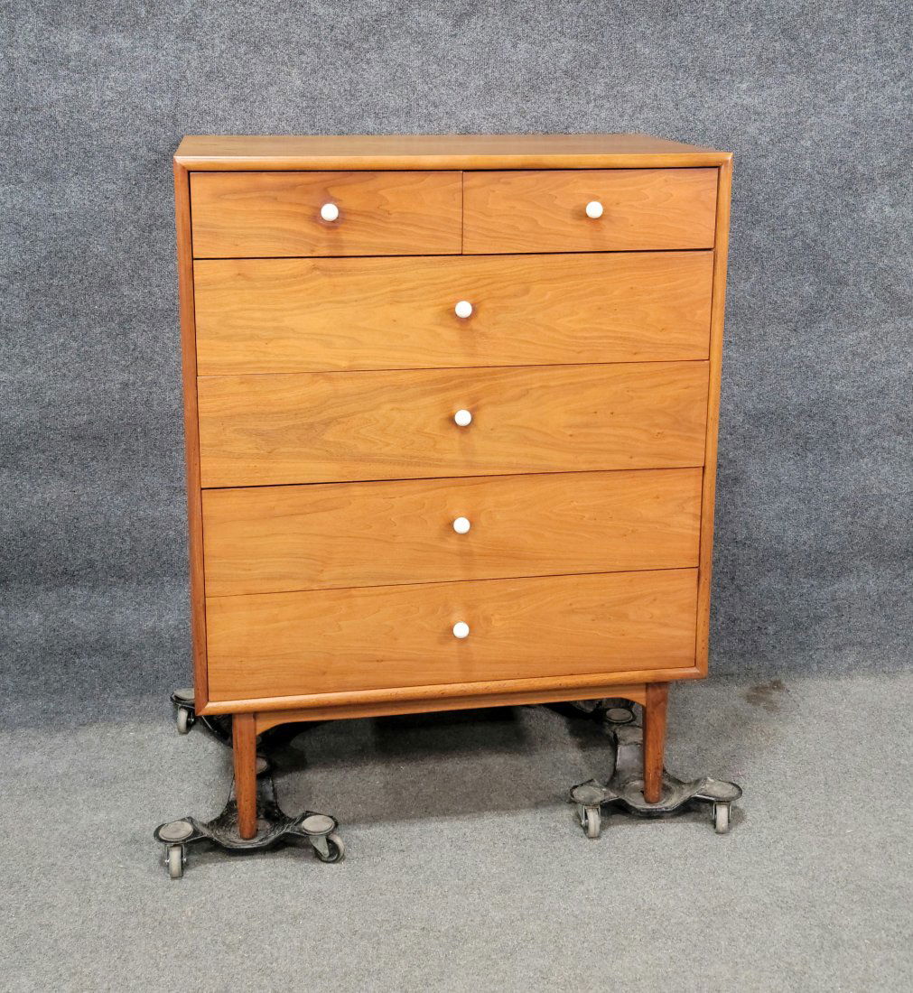 Drexel Mid Century High Chest (1 of 6)