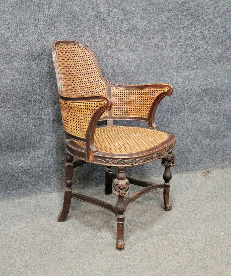 Louis XV Style Antique Caneback Bergere (1 of 7)