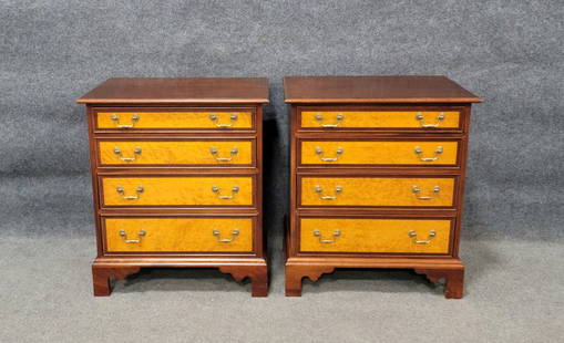 Pair Of Custom Made Bachelors Chests Possibly Margolis: 30"H, 26"W, 16"D