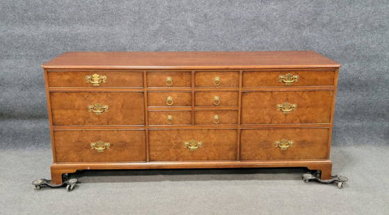 Kittinger Dresser: 34"H, 78.75"W, 20"D