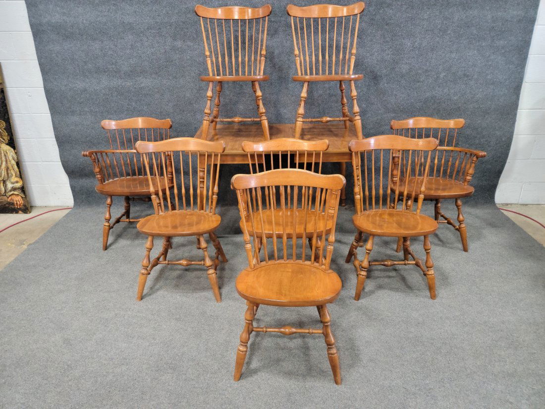 Ethan Allen Dining Room Set (9 Piece) (1 of 1)